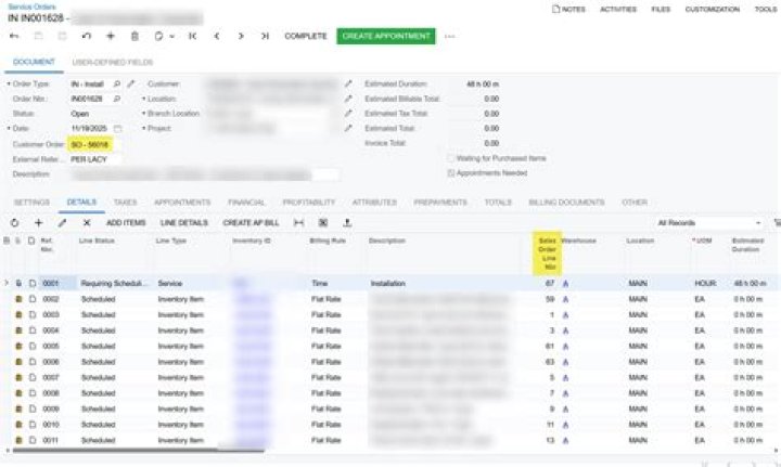 Acumatica Sales Order Fields Listing PDF – Complete Guide