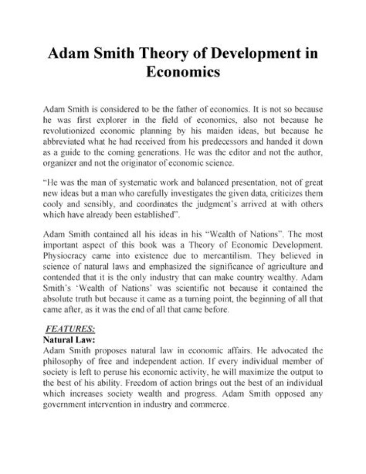 Adam Smith Management Theory PDF: Foundations of Modern Leadership