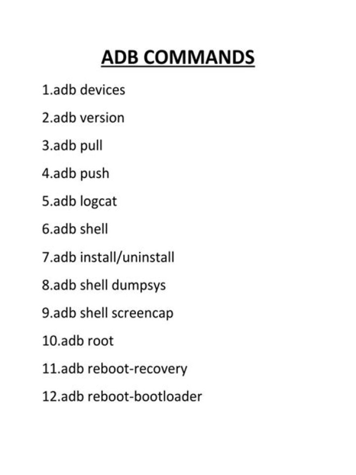 Adb Commands List PDF: Essential CLI Shortcuts for Android Development