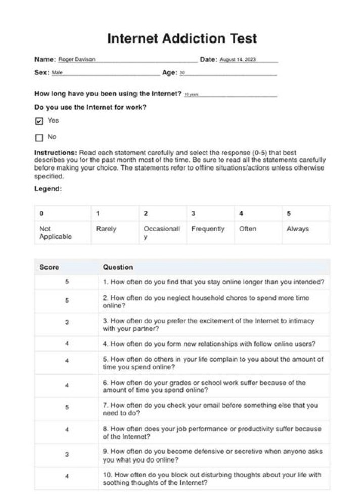 Complete Addiction Test PDF: Accurate Screening for Substance Use