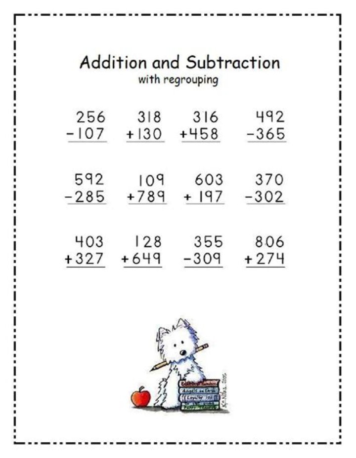 Free Adding and Subtracting 3-Digit Numbers Worksheet PDF