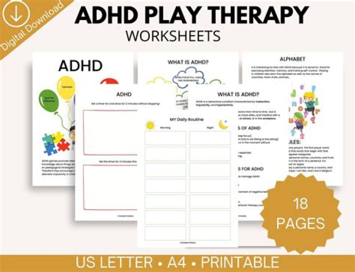 Free ADHD Worksheets for Child PDF – Printable Tools for Focus & Learning