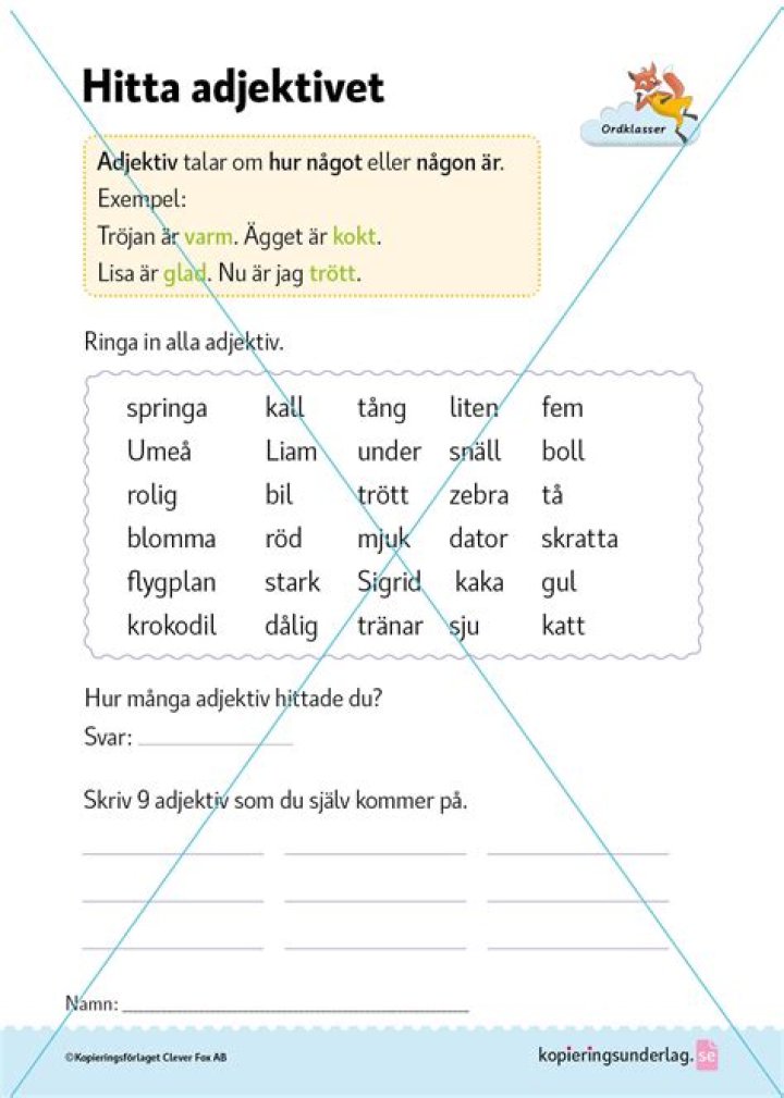 Adjektiv Lista Svåda Adjektiv på Svenskt – PDF Download