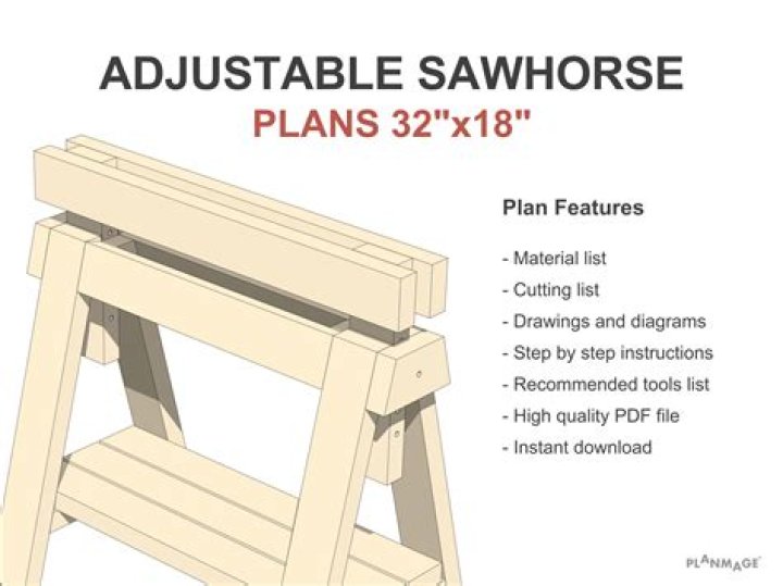 Adjustable Sawhorse Plans PDF: Easy DIY Construction Guide