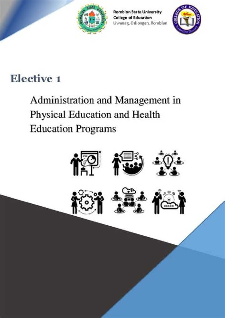 Administration and Management in Physical Education: A Comprehensive PDF Guide