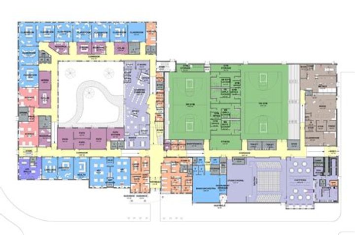 Free Administration Building Floor Plan PDF – Download Complete Layout