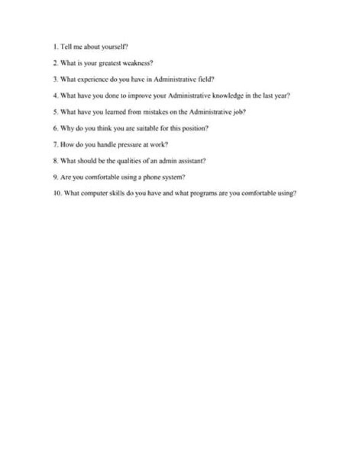 Top Administrative Manager Interview Questions and Answers PDF