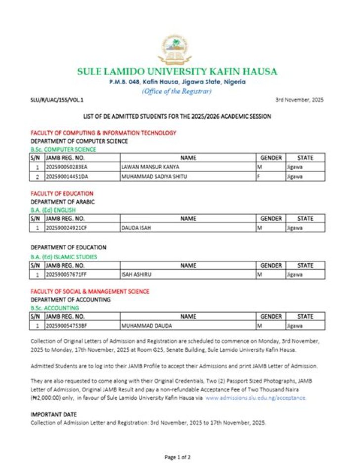 Admission List PDF Download – Full Student List Now Available
