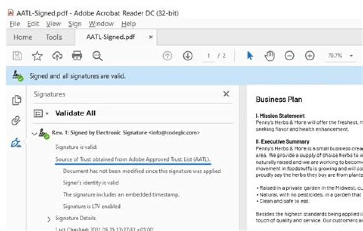 Adobe Approved Trust List AATL PDF Signatures: Official Explanation