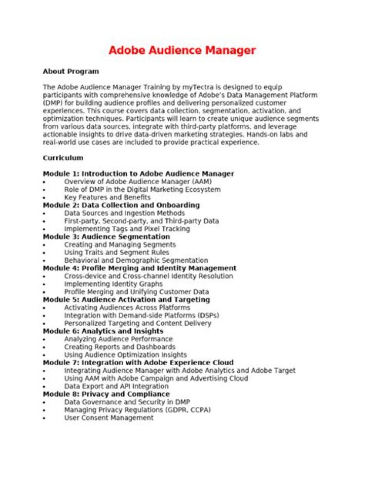 Master Adobe Audience Manager PDF: Boost Campaign Performance