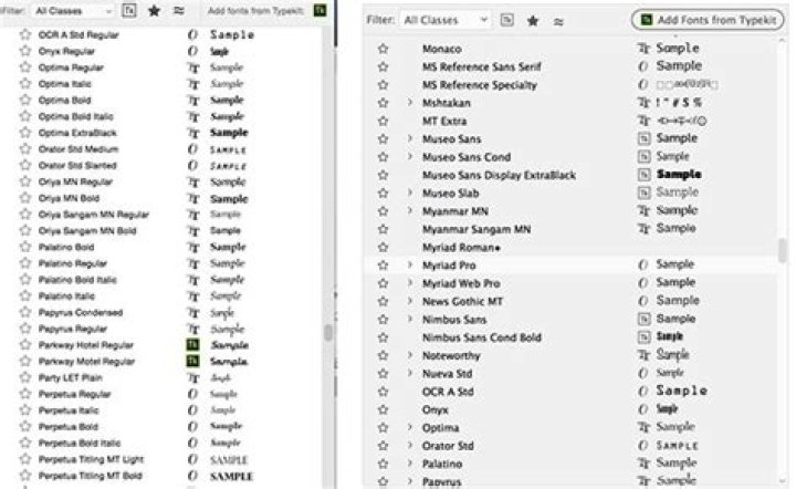 Adobe Font List PDF: Download Full Adobe Font Catalog Now