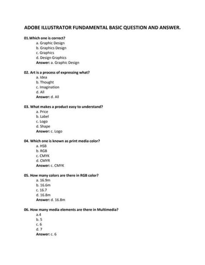 Adobe Illustrator Questions & Answers PDF: Expert Step-by-Step Guide