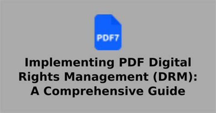 Secure Adobe PDF Digital Rights Management for Document Protection