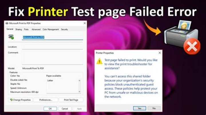 Adobe PDF Test Page Failed to Print? Fix Common Errors