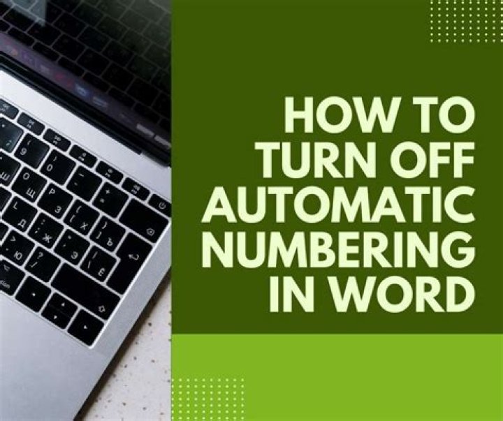 How to Turn Off Automatic Number List in Adobe PDF