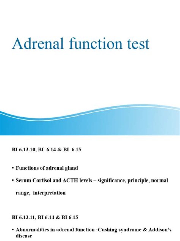 Adrenal Function Tests PDF: Essential Guidelines & Results