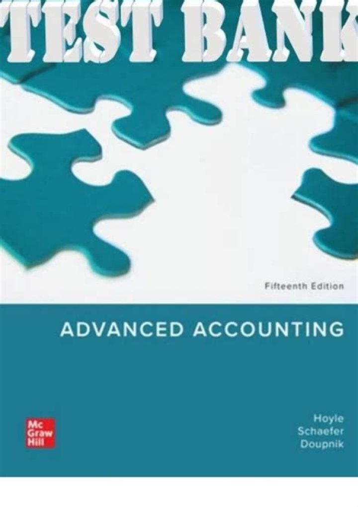 Advanced Accounting Hoyle Test Bank PDF – Comprehensive Exam Prep