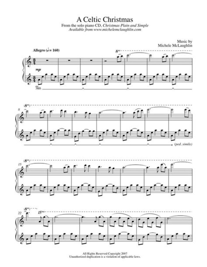 Advanced Christmas Piano Sheet Music PDF – Download Now