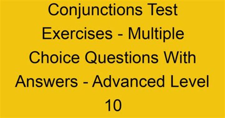 Advanced Conjunctions Exercises with Answers PDF – Master Grammar Easily
