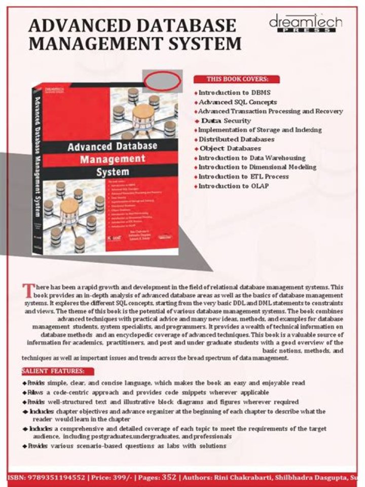Master Advanced Database Management Systems with Expert PDF Guide