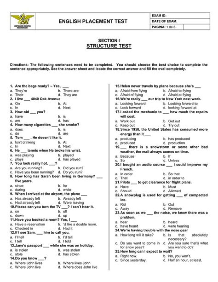 Advanced English Placement Test PDF – Perfect for Accurate Assessment