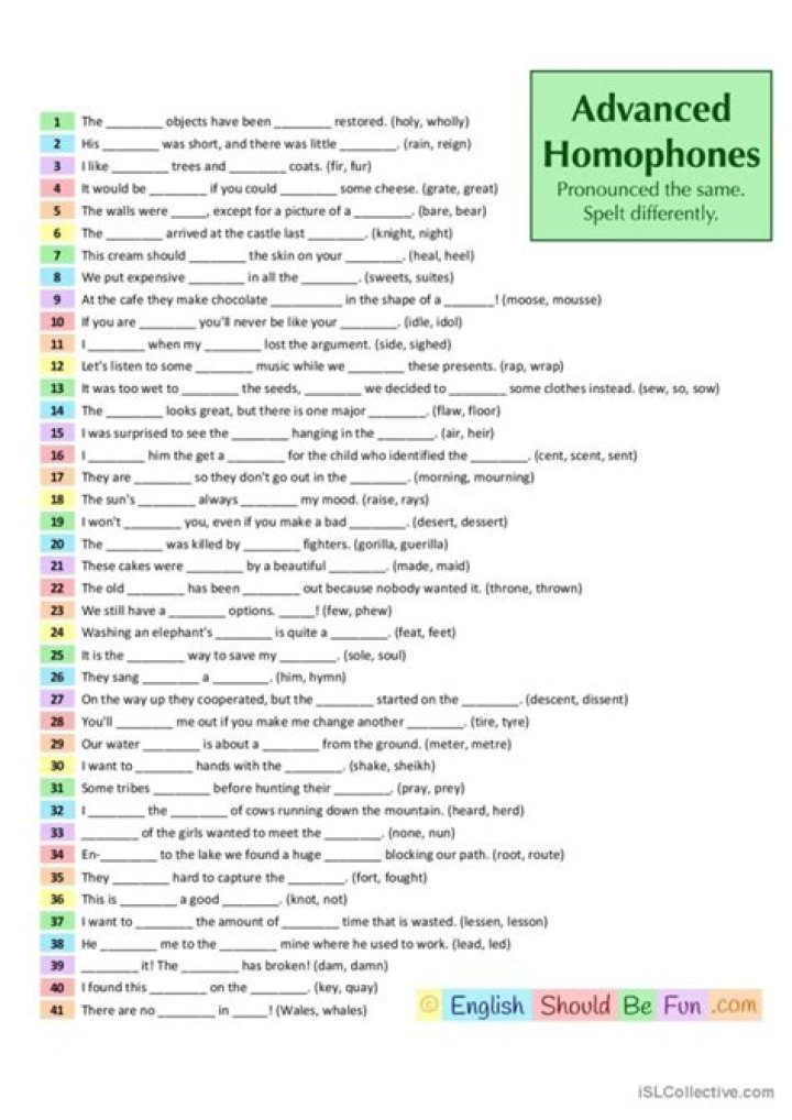 Advanced ESL Worksheets PDF: Boost Your Teaching with High-Quality Lesson Resources