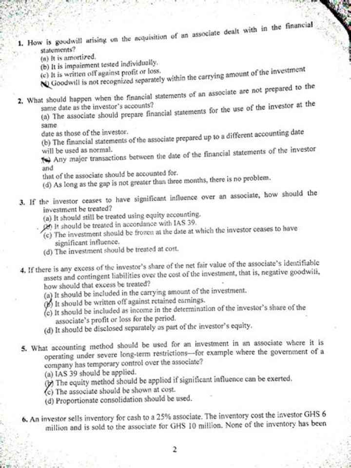 Advanced Financial Accounting Questions and Answers PDF Guide