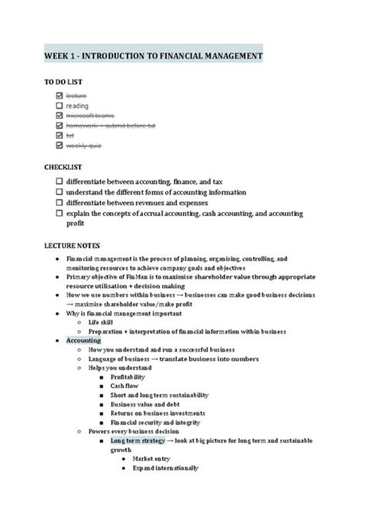 Advanced Financial Management Lecture Notes PDF: Master Complex Concepts