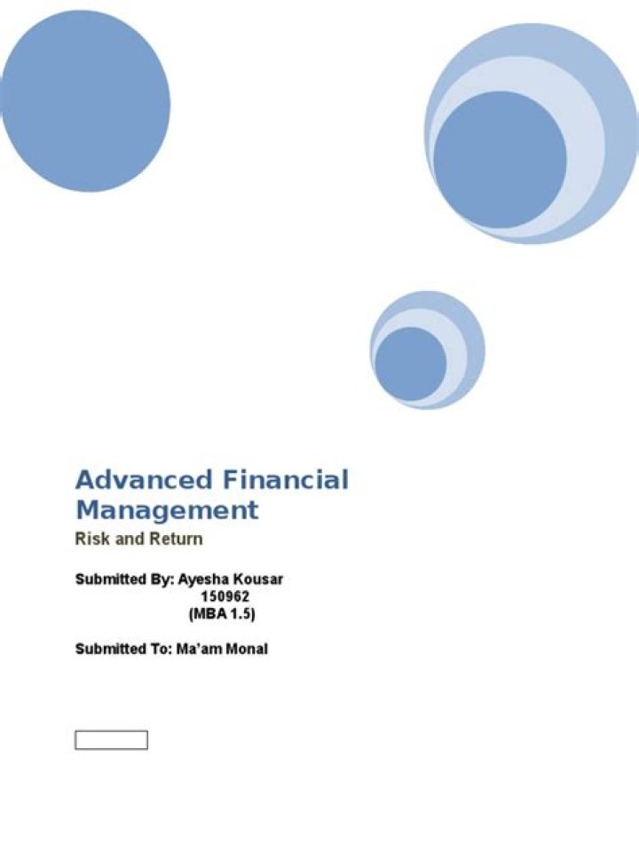 Advanced Financial Management PDF 2018: Master Budgeting & Strategic Planning