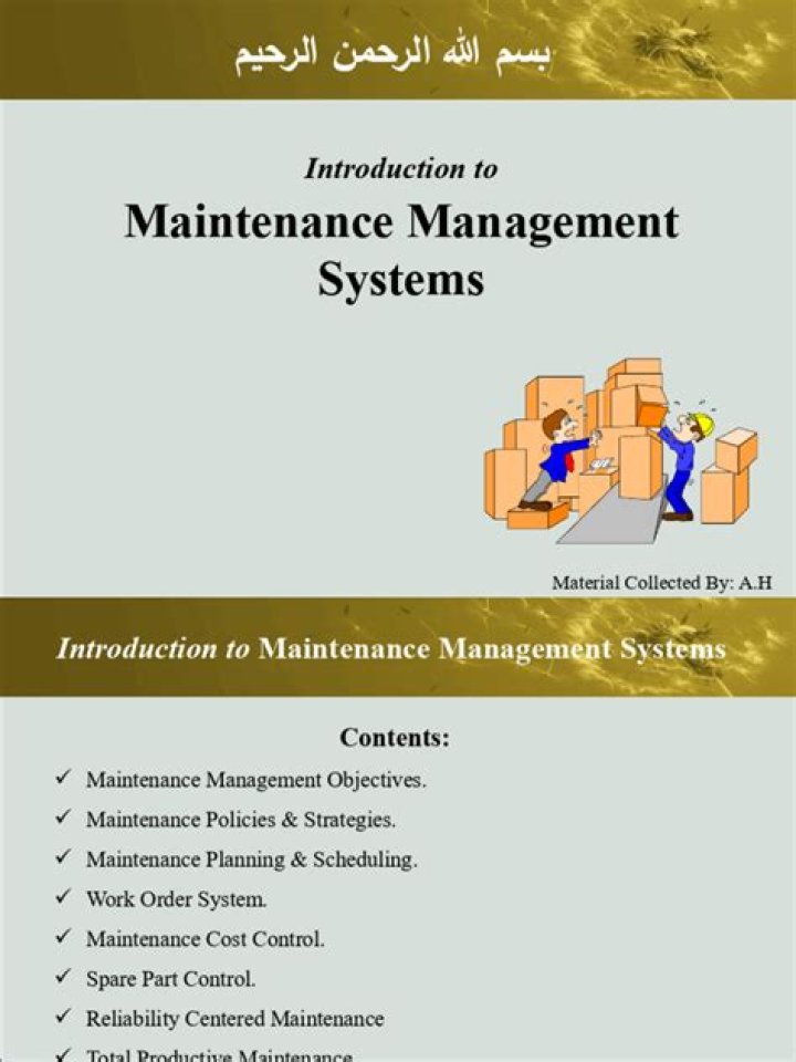 Master Advanced Maintenance Management with Expert PDF Guides
