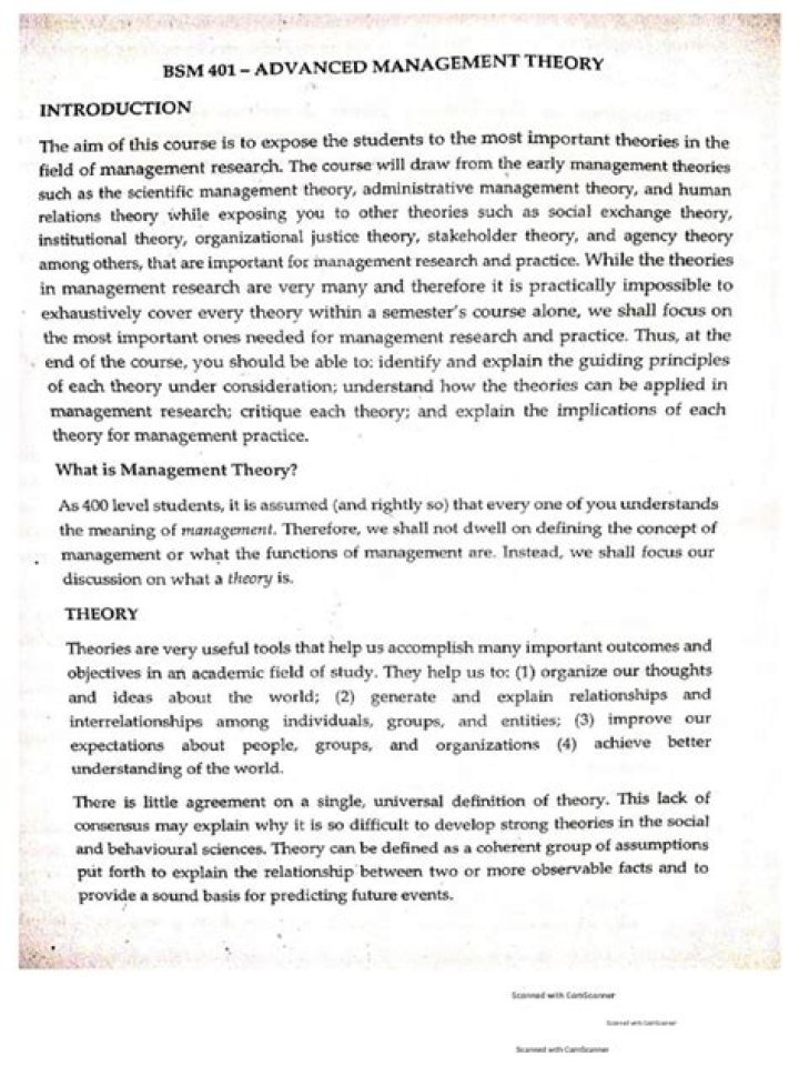 Master Advanced Management Theory: Comprehensive PDF Guide