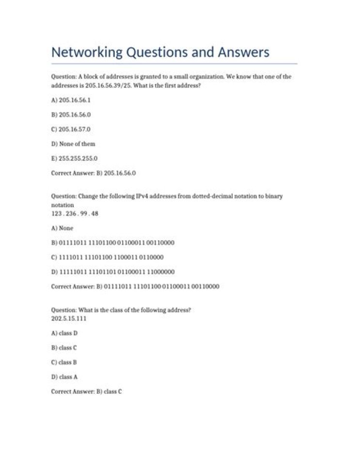 Advanced Networking Questions and Answers PDF: Master Networking Skills