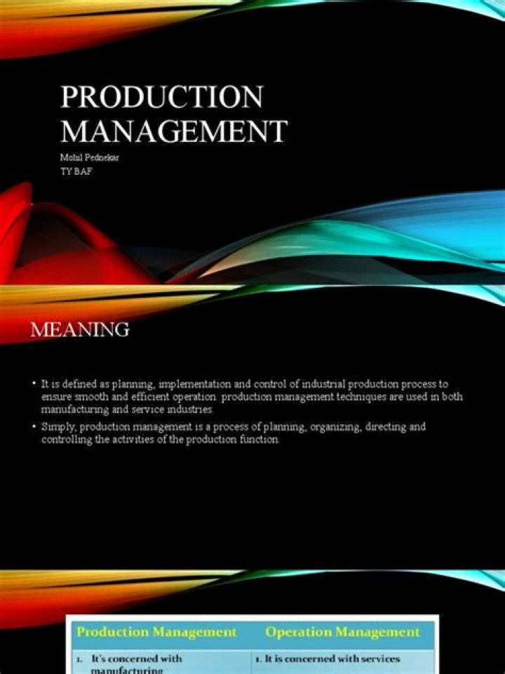 Advanced Production Management PDF: Mastering Efficiency & Control