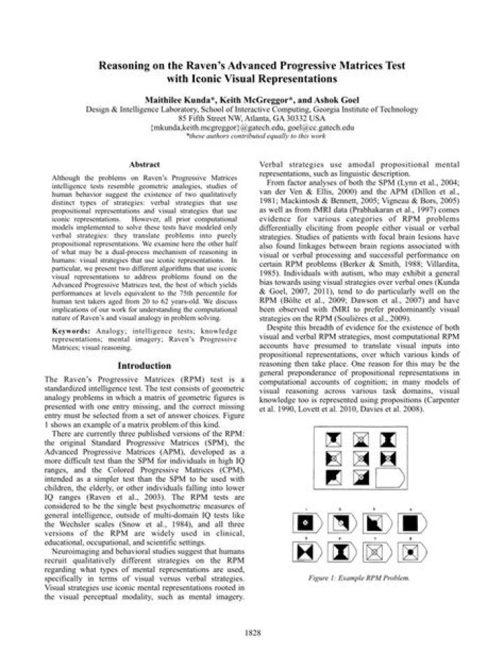 Advanced Progressive Matrices Test PDF: Master Critical Thinking Skills
