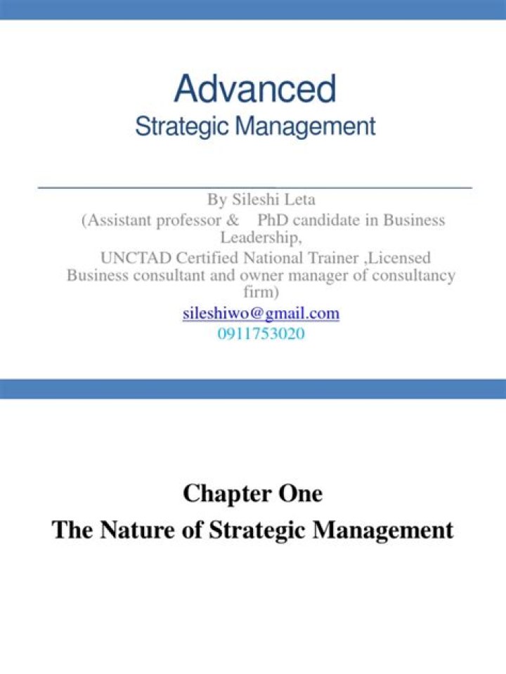 Advanced Strategic Management PDF: Master Business Strategy in Action