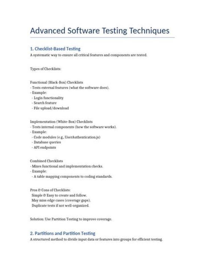 Master Advanced Testing Techniques: Expert PDF Guide