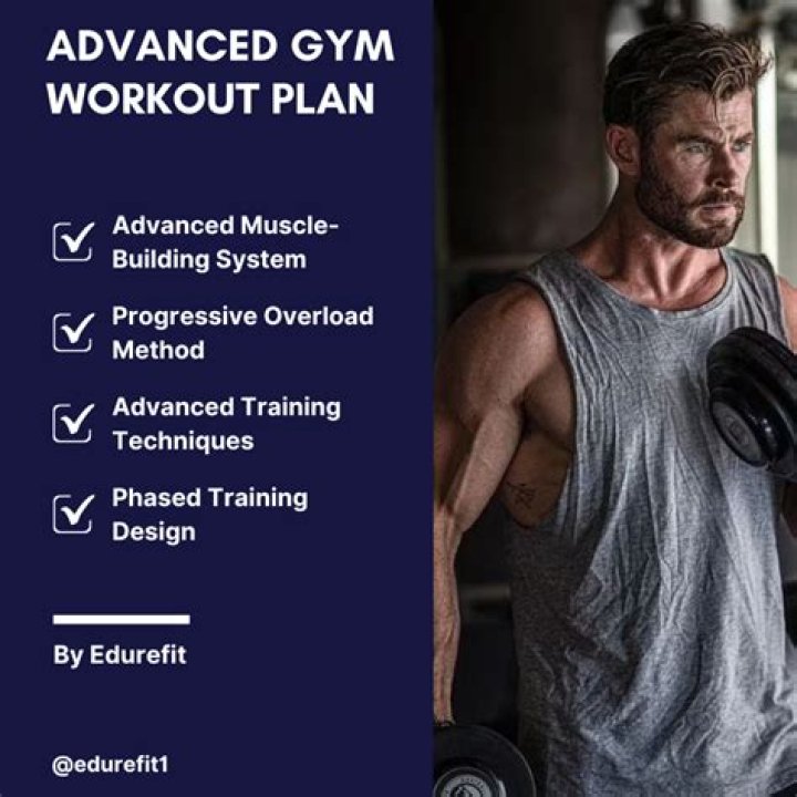 Advanced Workout Plan PDF for Maximum Gains