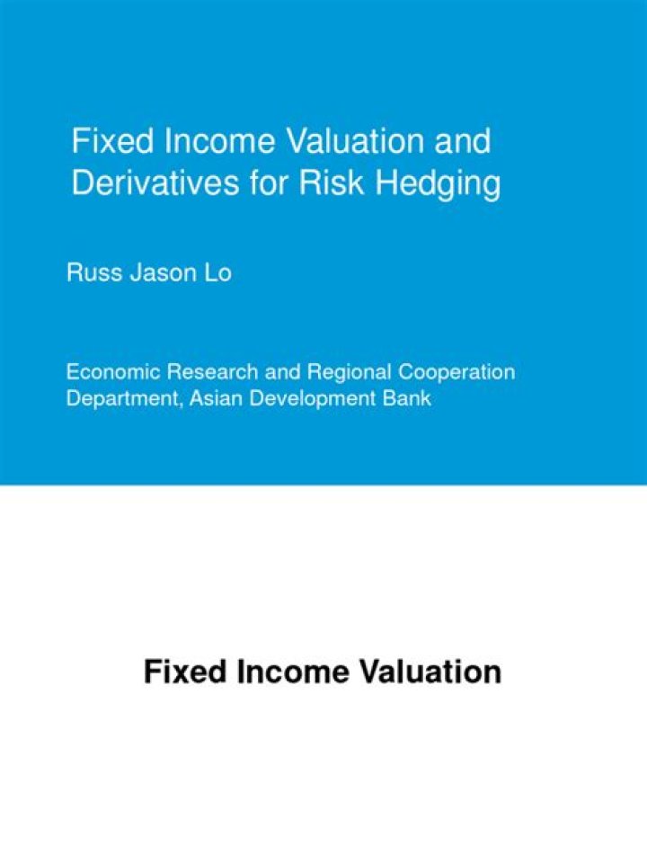 Advances in Fixed Income Valuation Modeling and Risk Management: Key Insights PDF