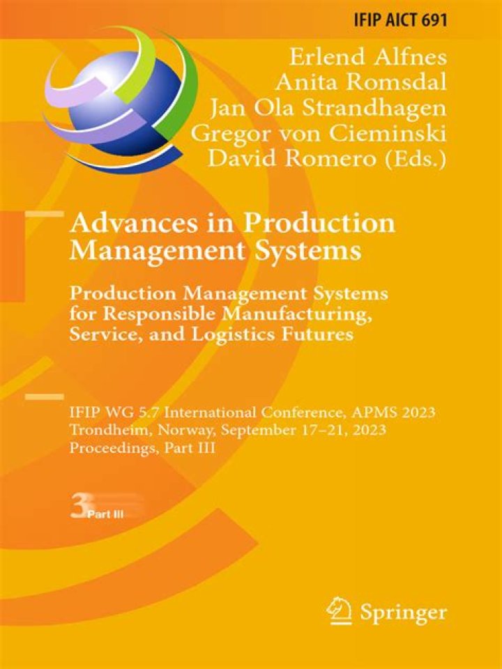 Advances in Production Management Systems: Key Insights & Strategies PDF
