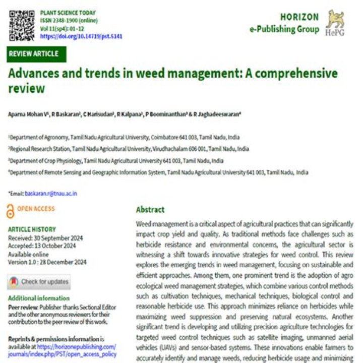Advances in Weed Management: Cutting-Edge PDF Strategies for Better Control