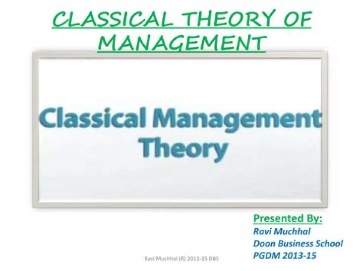 Advantages and Disadvantages of Classical Management Theory: A Comprehensive PDF Analysis