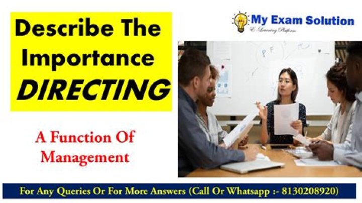 Advantages and Disadvantages of Directing in Management – PDF Insights