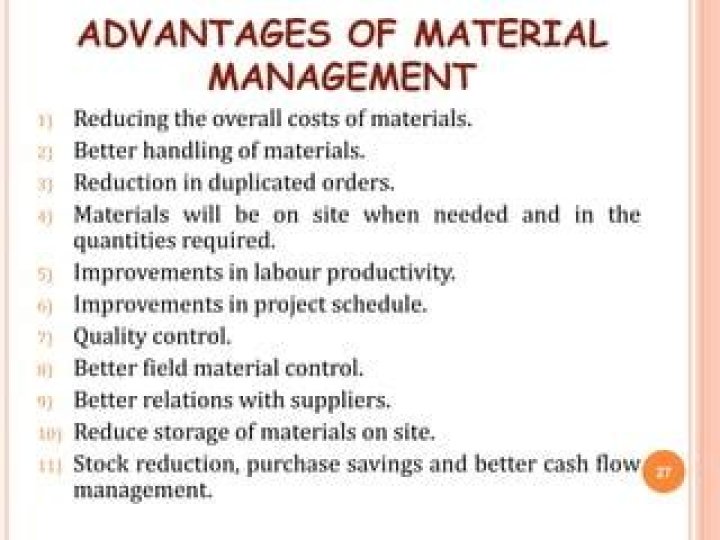 Top Advantages of Material Management PDF for Efficient Operations