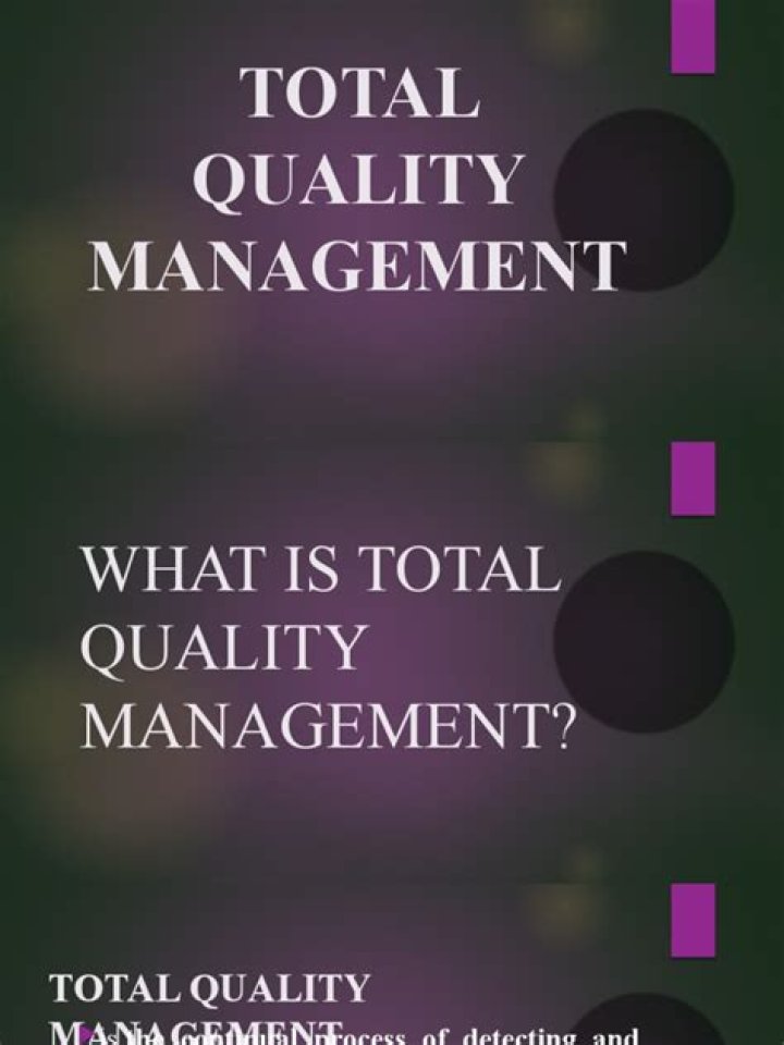 Unlocking the Advantages of Total Quality Management PDF