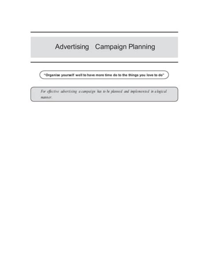 Mastering Advertising Campaign Planning & Management: A Comprehensive PDF Guide