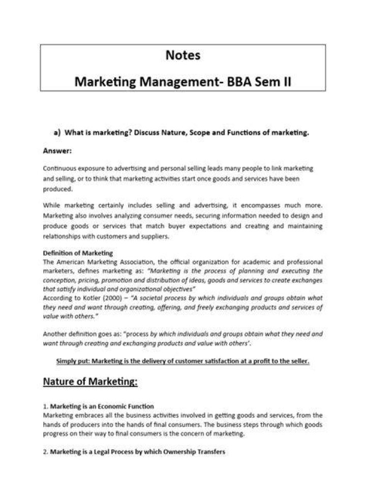 Essential Advertising Management Notes for BBA Students PDF