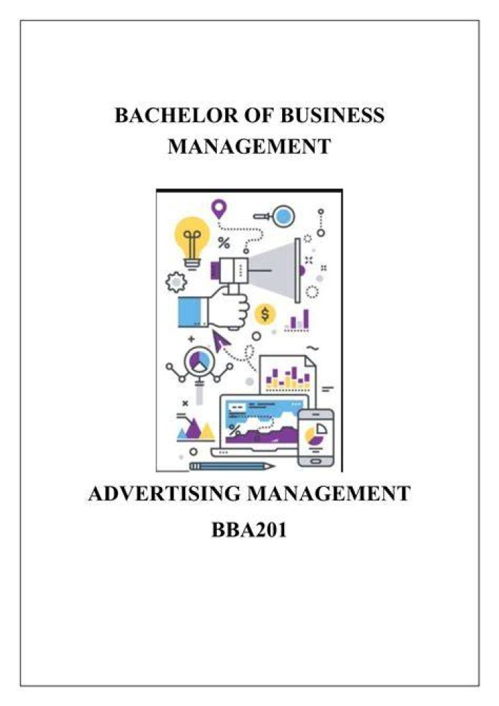 Master Advertising Management for BBA Students: Complete PDF Guide
