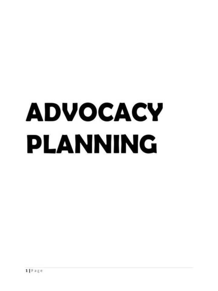 Advocacy Planning PDF: Step-by-Step Guide for Effective Campaigns