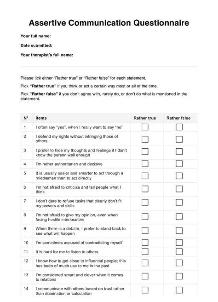 Affective Communication Test PDF: Free Download & Self-Assessment