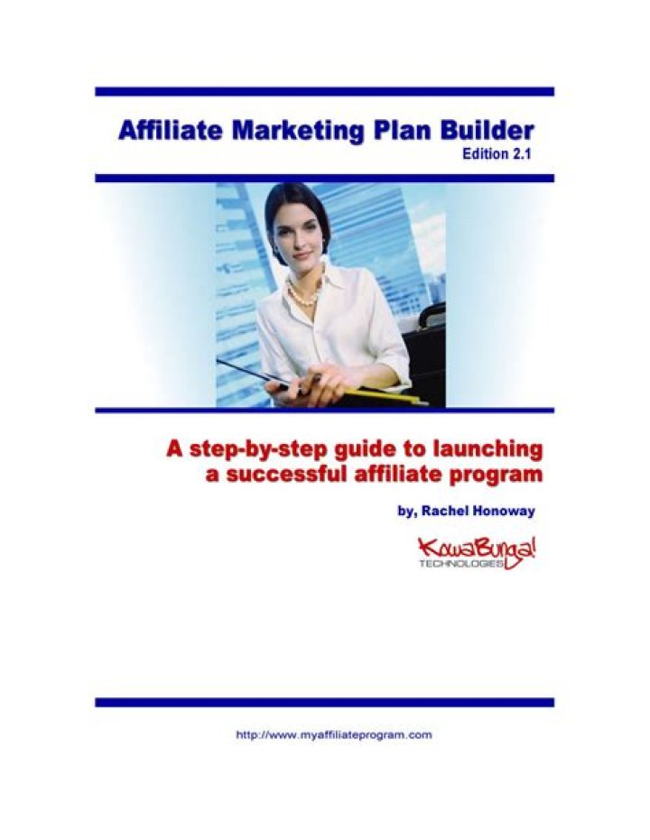 Affiliate Marketing Business Plan PDF: Step-by-Step Guide